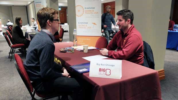 job fair face to face interview